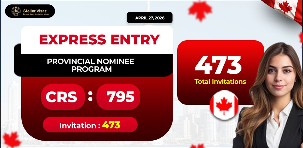 Canada's April 27 Express Entry Draw: 473 ITAs Issued with CRS Cutoff of 795